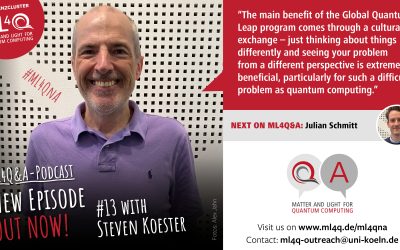 ML4Q&A with Steven Koester – listen to our first external guest from the Global Quantum Leap program!